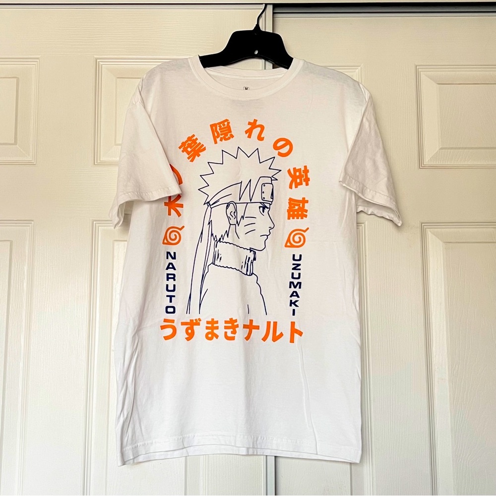 Naruto shippuden white t-shirt